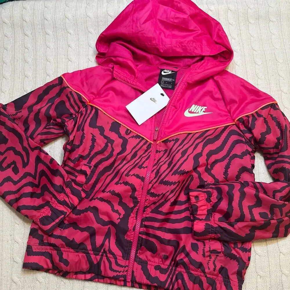 New Nike Girls Windbreaker sz L